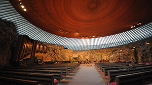 Temppeliaukio church Helsingfors | Tallink.dk