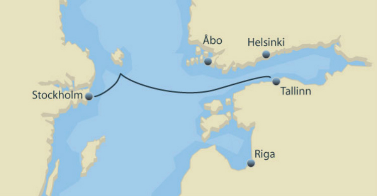 minicruise fra Stockholm til Tallinn - Ruby Rejser